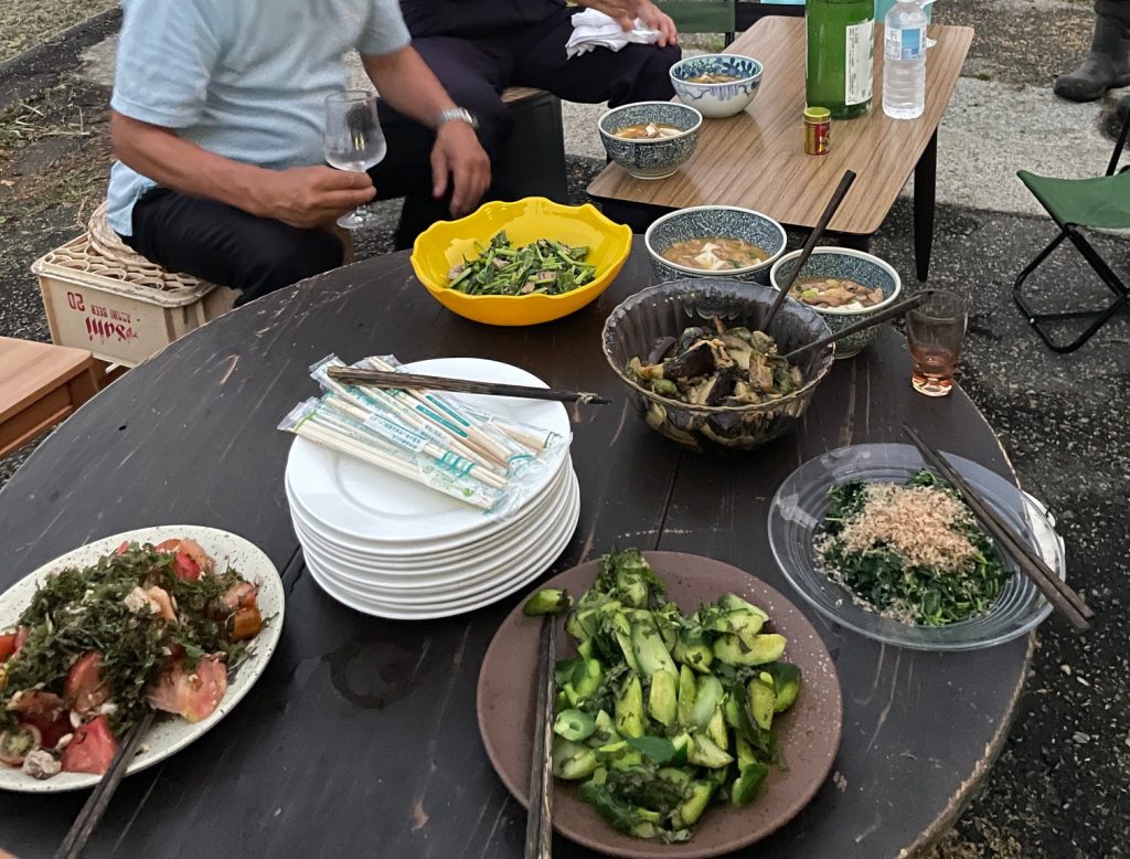 楽酒楽酔の会夏野菜のオードブル